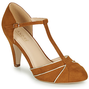 Shoes Women Heels André JULIETTE Camel
