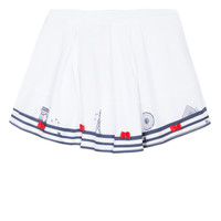 Clothing Girl Skirts Lili Gaufrette BELINDA White