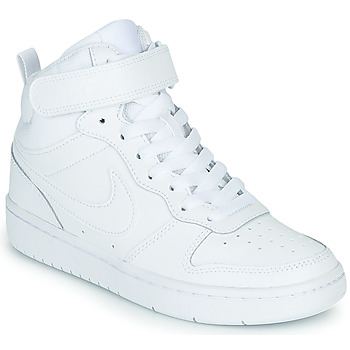 Shoes Children Hi top trainers Nike COURT BOROUGH MID 2 PS White