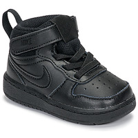 Shoes Children Hi top trainers Nike COURT BOROUGH MID 2 TD Black