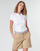 Clothing Women Short-sleeved polo shirts Tommy Hilfiger HERITAGE SS SLIM POLO White