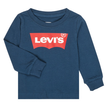 Clothing Boy Long sleeved tee-shirts Levi's BATWING TEE LS Marine