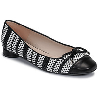 Shoes Women Flat shoes Fericelli MARYA Black / Et / White