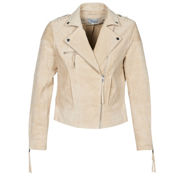 Clothing Women Leather jackets / Imitation leather Vila VICRIS Beige