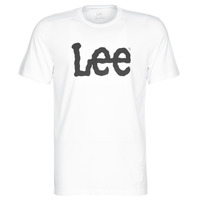 Clothing Men Short-sleeved t-shirts Lee LOGO TEE SHIRT White