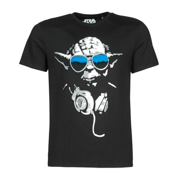 Clothing Men Short-sleeved t-shirts Yurban STAR WARS DJ YODA COOL Black