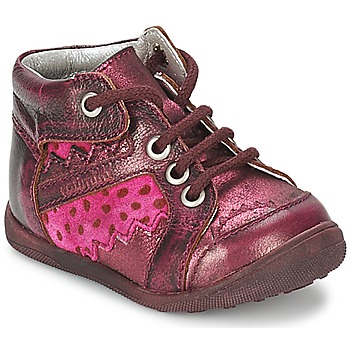 Shoes Girl Mid boots Catimini CABILLAUD Pink / Brown