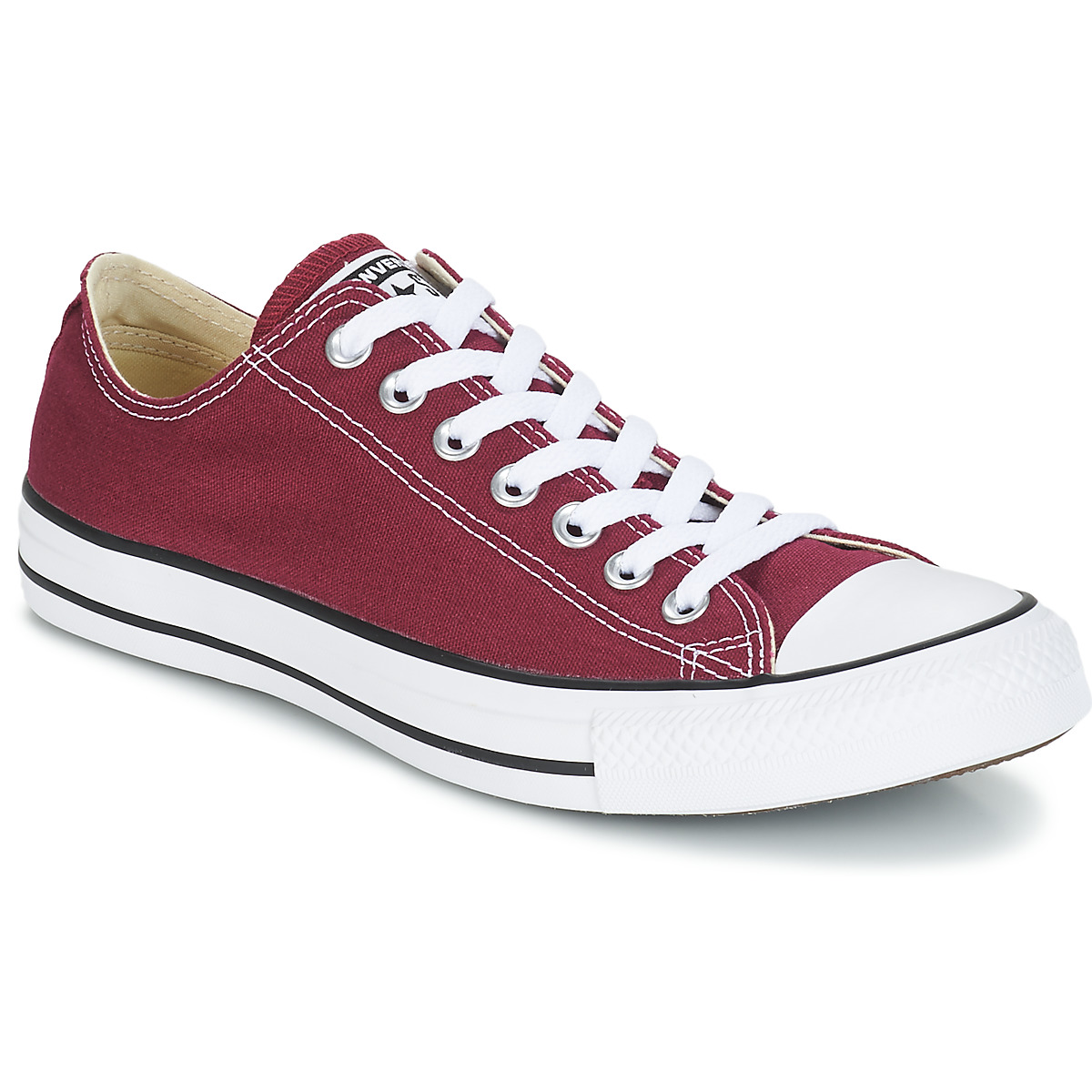 Converse ALL STAR OX Bordeaux - Free Delivery with Rubbersole.co.uk ! -  Shoes Low top trainers £ 46.99