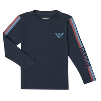 Clothing Boy Long sleeved tee-shirts Emporio Armani 6H4TJD-1J00Z-0920 Marine