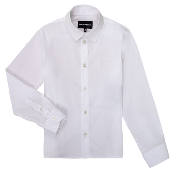 Clothing Boy Long-sleeved shirts Emporio Armani 8N4CJ0-1N06Z-0100 White
