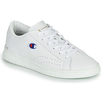 Shoes Low top trainers Champion COURT CLUB PATCH White / Beige