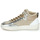 Shoes Women Hi top trainers Meline STRA5056 Beige / Gold