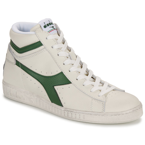 Shoes Hi top trainers Diadora GAME L HIGH WAXED White / Green