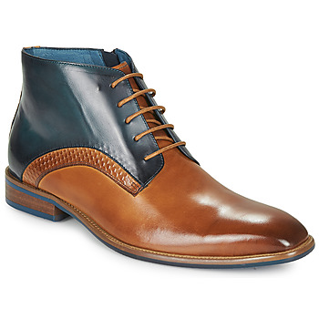 Shoes Men Mid boots Kdopa HARRIS Cognac / Blue
