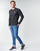 Clothing Men Long sleeved tee-shirts Emporio Armani EA7 TRAIN CORE ID M TEE LS ST Black / Logo / White