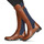 Shoes Women High boots Caprice 25504-387 Cognac / Blue