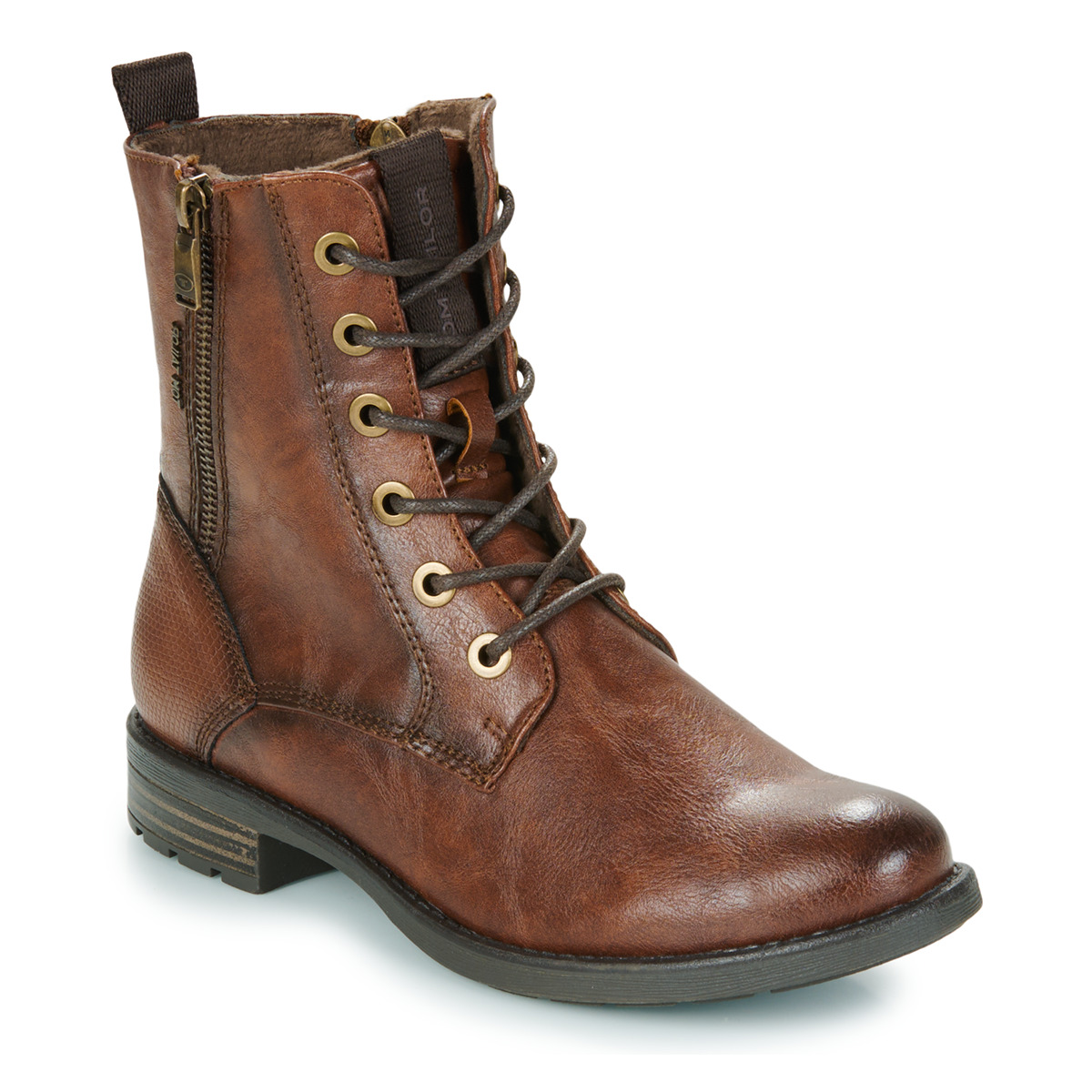 Shoes Women Mid boots Tom Tailor 93303-COGNAC Brown