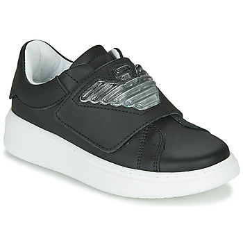 Shoes Children Low top trainers Emporio Armani XYX014-XOI08 Black