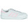 Shoes Women Low top trainers adidas Originals TEAM COURT W White / Pink