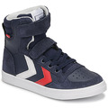 Hummel  SLIMMER STADIL HIGH JR  boys's Shoes (High-top Trainers) in Blue - 204494-7666