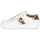 Shoes Women Low top trainers Geox PONTOISE White / Leopard