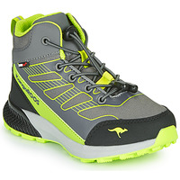 Shoes Boy Hi top trainers Kangaroos K-SCOUT RTX Grey / Green