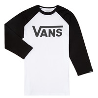 Clothing Boy Long sleeved tee-shirts Vans VANS CLASSIC RAGLAN Black / White