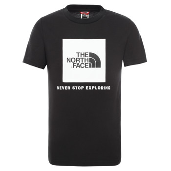 Clothing Children Short-sleeved t-shirts The North Face BOX TEE SUMMIT Black