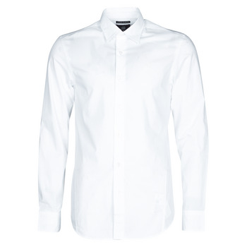 Clothing Men Long-sleeved shirts G-Star Raw DRESSED SUPER SLIM SHIRT LS White