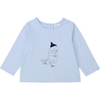 Clothing Boy Long sleeved tee-shirts Carrément Beau Y95249 Blue