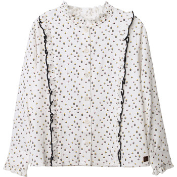 Clothing Girl Tops / Blouses Carrément Beau Y15356 White