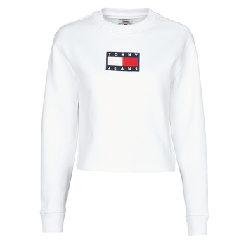 Tommy Jeans TJW TOMMY FLAG CREW White