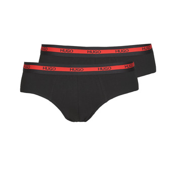 Underwear Men Underpants / Brief HUGO BRIEF TWIN PACK Black