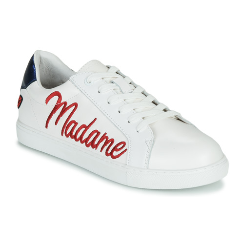Shoes Women Low top trainers Bons baisers de Paname SIMONE MADAME MONSIEUR White