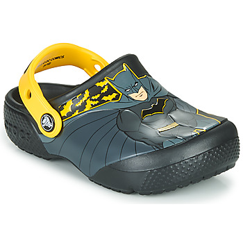 Shoes Boy Clogs Crocs CROCS FL ICONIC BATMAN CLOG  black / Yellow
