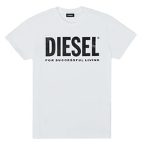 Clothing Children Short-sleeved t-shirts Diesel TJUSTLOGO White