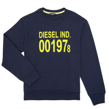 Clothing Children Sweaters Diesel SGIRKJ3 Blue