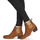 Shoes Women Ankle boots Regard NOISY V2 VELOURS SAFRAN Brown