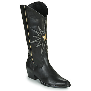 Shoes Women High boots Fericelli NISCOME Black / Gold