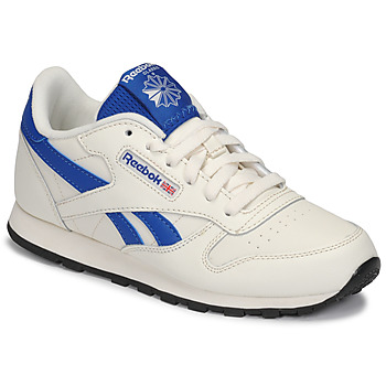 Shoes Children Low top trainers Reebok Classic CLASSIC LEATHER White / Blue