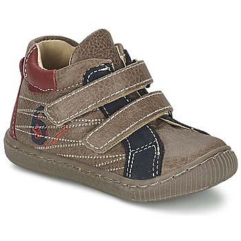 Shoes Boy Hi top trainers Citrouille et Compagnie THEO Taupe