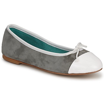 Shoes Women Flat shoes Les Lolitas FELL White-grey