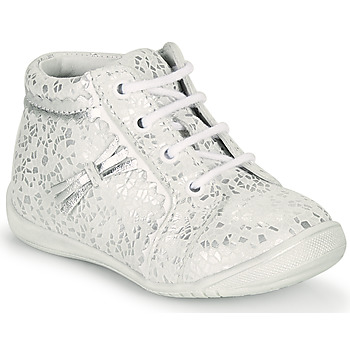 Shoes Girl Hi top trainers GBB ACINTA White / Silver