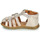 Shoes Girl Sandals GBB PERLE White / Pink