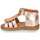 Shoes Girl Sandals GBB FRANIA Pink / Gold