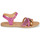 Shoes Girl Sandals Geox J SANDAL EOLIE GIRL Pink / Gold