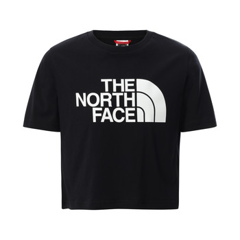 Clothing Girl Short-sleeved t-shirts The North Face EASY CROPPED TEE Black