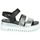 Shoes Women Sandals Gabor 6461061 Black / White / Silver