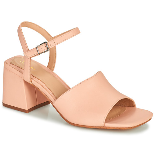 Clarks SHEER65 BLOCK Pink - Free with Rubbersole.co.uk ! - Shoes Sandals Women £ 75.19