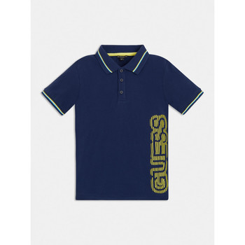 Clothing Boy Short-sleeved polo shirts Guess L1GP00-KADZ0-DEKB Marine